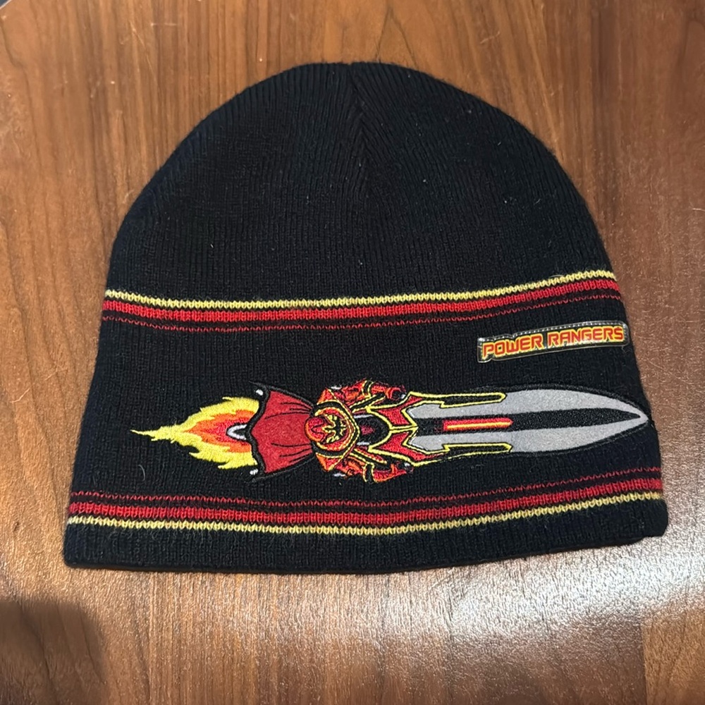 Youth vintage Power Rangers Mystic Force embroidered beanie cap hat